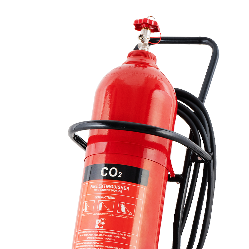 25KG CO₂-brandsläckare av vagntyp